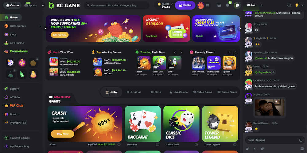 Discover the Benefits of BC.Game Bookmaker Online