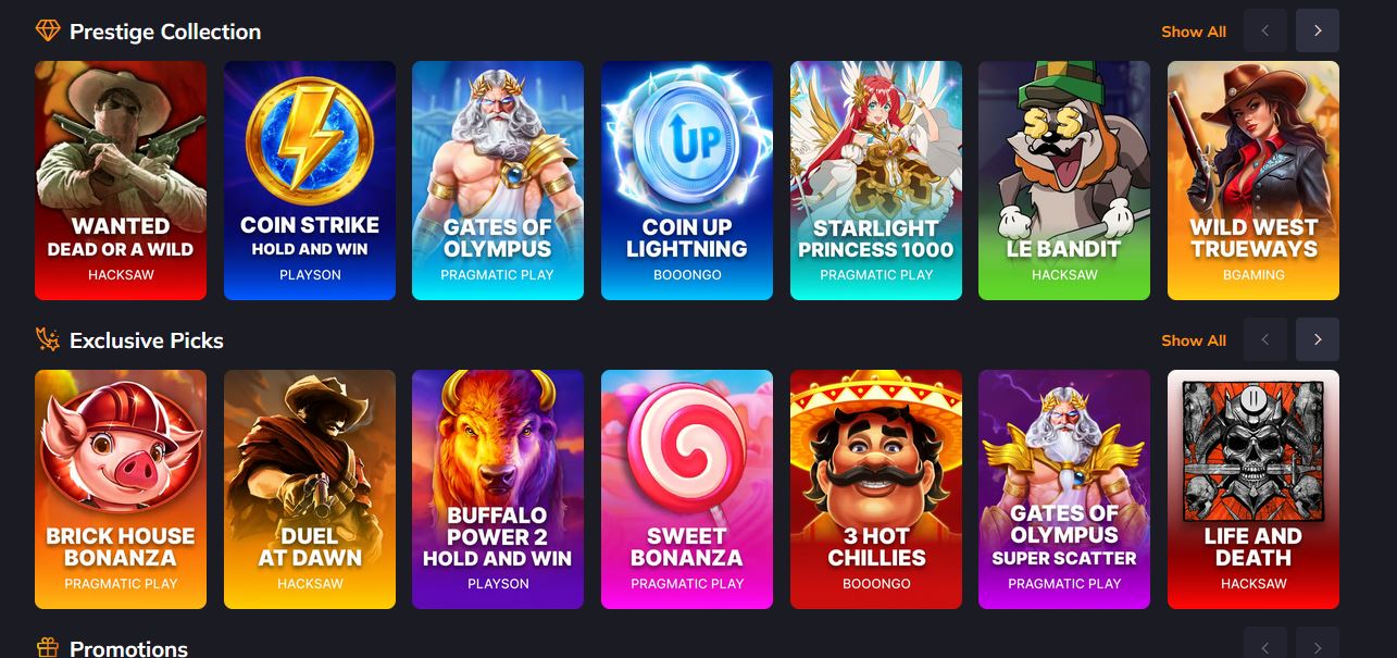 Exploring the Thrills of Vegastars Casino Games